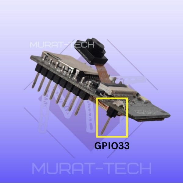 ESP32-CAM hardware mod to free GPIO33